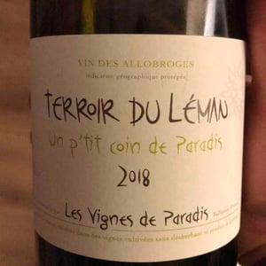 Les Vignes de Paradis - Dominique Lucas - Un P'tit Coin de Paradis