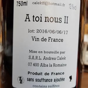 A Toi Nous II 2016