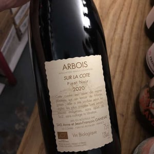 Sur La Cote - Domaine Ganevat - anne-jean-francois-ganevat -2020