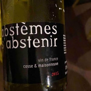 Abstèmes s'Abstenir - Cosse & Maisonneuve - matthieu-cosse-catherine-maisonneuve