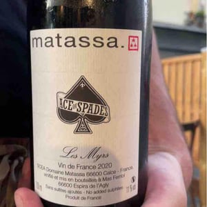 Ace Of Spades Les Myrs - Domaine Matassa - Tom Lubbe -2019