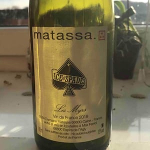 Ace Of Spades Les Myrs - Domaine Matassa - Tom Lubbe -2019
