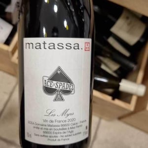 Ace Of Spades Les Myrs - Domaine Matassa - tom-lubbe -2019