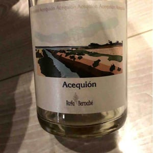 Acequión - Bodegas Bernabé Navarro SL - Rafa Bernabé 