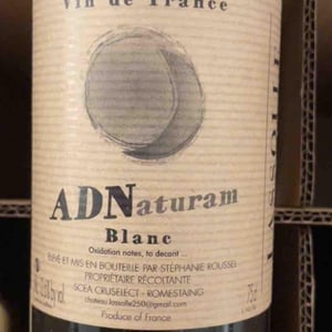 ADNaturam Blanc - Château Lassolle - Stéphanie Roussel 
