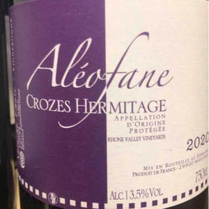 Aléofane Crozes Hermitage Rouge - Domaine Aléofane - natacha-chave -2019