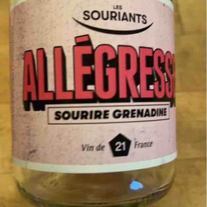 Allégresse - Domaine Les Souriants - Maxime Troncy & Damien Polosse -2021