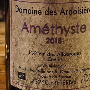 Améthyste - Domaine Des Ardoisières - brice-omont