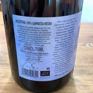 Ancestral 100% Garnatxa Negra - Celler 9+ - moises-virgili-i-rovira