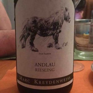 Andlau Riesling (Julie Salmon Label) 2018