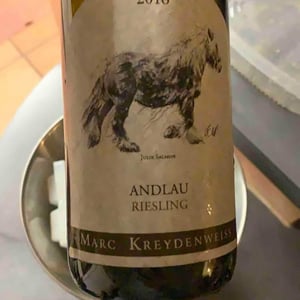 Andlau Riesling (Julie Salmon Label) - Marc Kreydenweiss (Andlau) - Antoine Kreydenweiss 