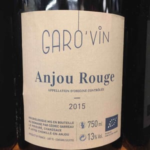 Garo'vin - Cédric Garreau - Anjou Rouge