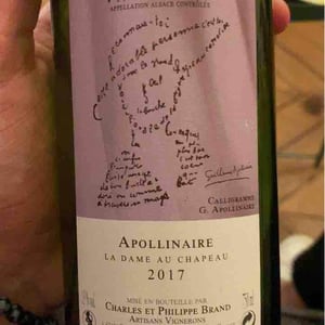 Appolinaire La Dame au Chapeau - Domaine Brand & Fils - philippe-brand