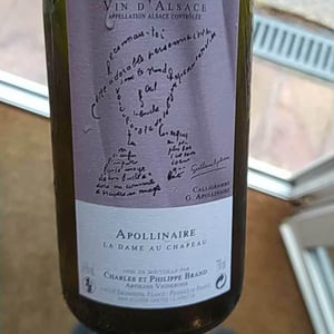 Domaine Brand & Fils - Philippe Brand - Appolinaire La Dame au Chapeau