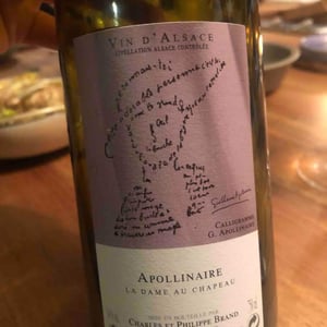 Appolinaire La Dame au Chapeau - Domaine Brand & Fils - Philippe Brand 