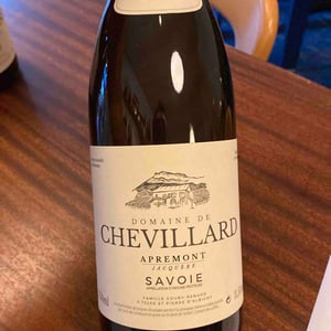 Apremont Jacquère - Domaine Chevillard - matthieu-goury-guillemette-renard -2020