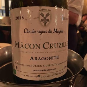 Clos des Vignes du Maynes - Julien Guillot - Aragonite