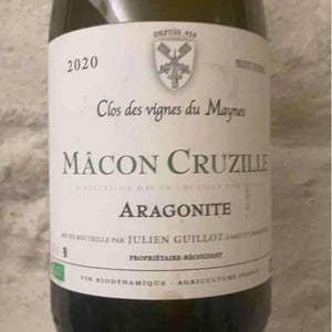 Aragonite - Clos des Vignes du Maynes - julien-guillot