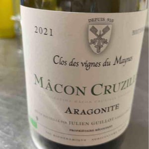 Aragonite - Clos des Vignes du Maynes - Julien Guillot 