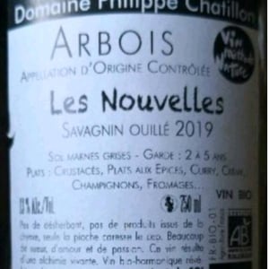 Domaine Philippe Chatillon - Philippe Chatillon - Arbois - "Les Nouvelles"