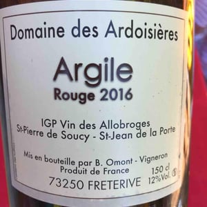 Domaine Des Ardoisières - Brice Omont - Argile Rouge