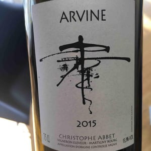 Arvine - Abbet-Vins - Christophe Abbet et Hugo Pozzo di Borgo 