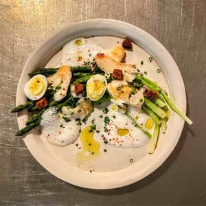 Asperges Vertes, Effeuillé De Haddock Et Croûtons! - Le Beaucé - 608630
