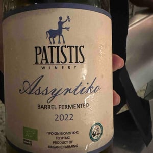 Assyrtiko - Patistis Wines - Andreas Patistis 