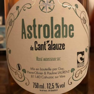 Astrolabe - Domaine de Cantalauze - Pierre-Olivier & Pauline Laurent -2016