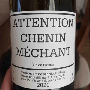 Le Clos des Treilles - Nicolas Reau - Attention Chenin Méchant