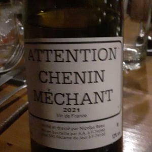 Attention Chenin Méchant - Le Clos des Treilles - Nicolas Reau 