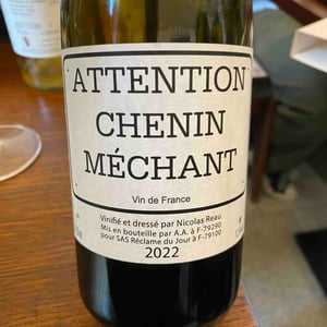 Attention Chenin Méchant - Le Clos des Treilles - Nicolas Reau 