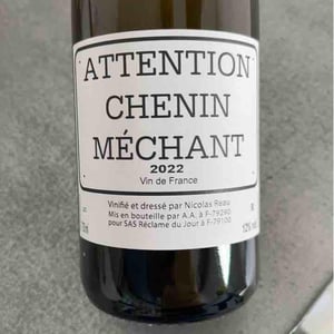 Le Clos des Treilles - Nicolas Reau - Attention Chenin Méchant