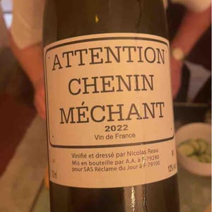 Le Clos des Treilles - Nicolas Reau - Attention Chenin Méchant