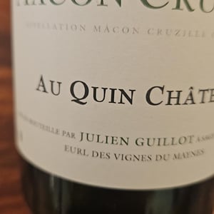 Au Quin Château - Clos des Vignes du Maynes - Julien Guillot -2018