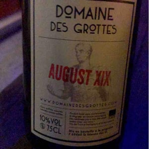 August - Domaine des Grottes - Romain des Grottes 