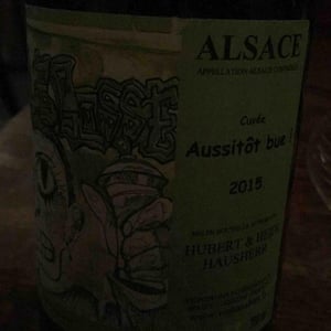 Aussitôt Bue (old label) - Vin Hausherr - Hubert & Heidi Hausherr 