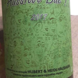 Vin Hausherr - Hubert & Heidi Hausherr - Aussitôt Bue (old label)