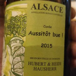 Aussitôt Bue (old label) - Vin Hausherr - hubert-heidi-hausherr