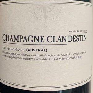Austral - Champagne Clandestin - Benoît Doussot -2019