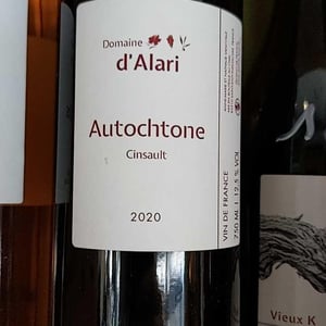 Autochtone - Domaine du Clos D’Alari - Nathalie Vancoillie-Vautrin -2023