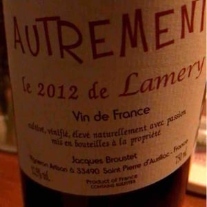 Autrement - Château Lamery - Jacques Broustet 
