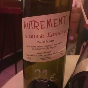 Autrement - Château Lamery - Jacques Broustet 