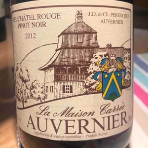 Auvernier Pinot Noir 2012 - Domaine de la Maison Carrée - jean-denis-christine-alexandre-perrochet