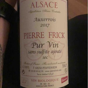 Auxerrois - Domaine Pierre Frick - Jean-Pierre, Chantal et Thomas Frick 