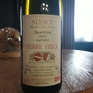 Auxerrois carrière doux - Domaine Pierre Frick - Jean-Pierre, Chantal et Thomas Frick -2020