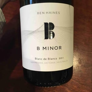 B Minor Blanc de Blancs - Ben Haines Wines - Ben Haines 