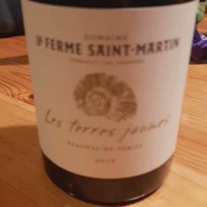Les Terres Jaunes - La Ferme Saint-Martin - Les Vins de Thomas - Sophie & Thomas Jullien 