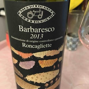 Barbaresco 2013 - Cascina Berchialla - olek-buondonio