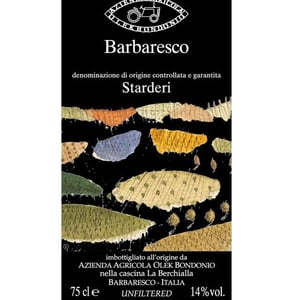 Barbaresco Starderi - Cascina La Berchialla - olek-bondonio -2017